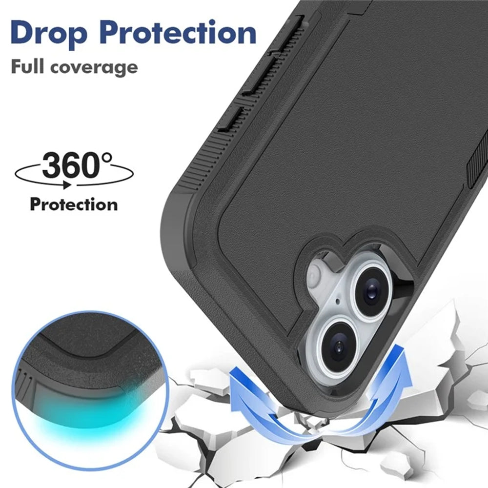 Coque hybride mince pour iPhone 16 Plus Coque hybride mince pour iPhone 16 Plus